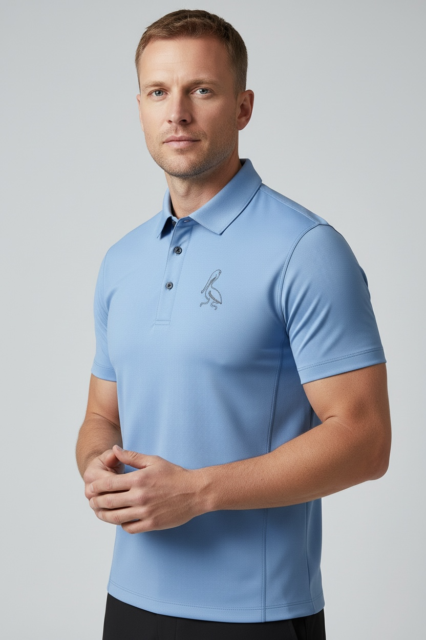 Petey on Blue Polo 1771 Design