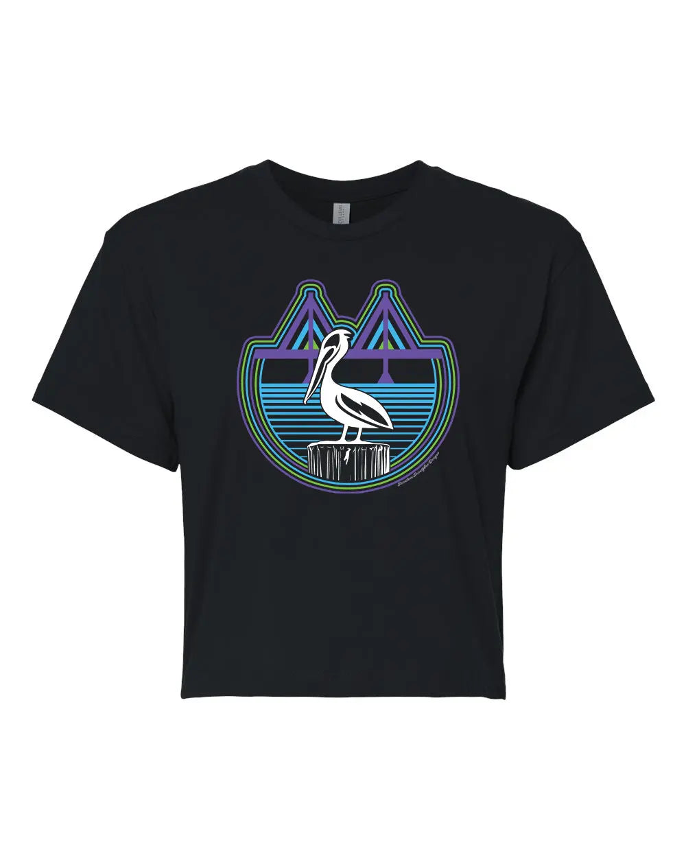 Skyway Reflection Crop Top 1771 Design